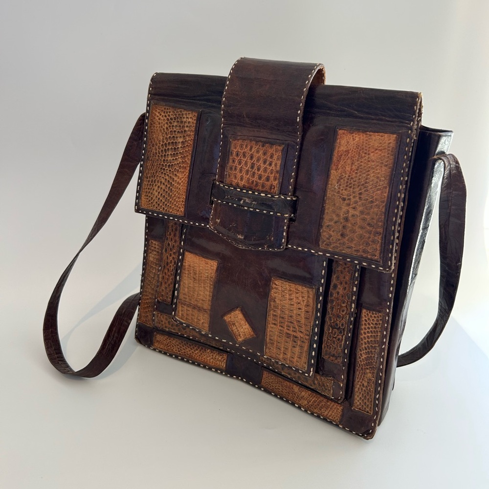 Reptile shoulder bag